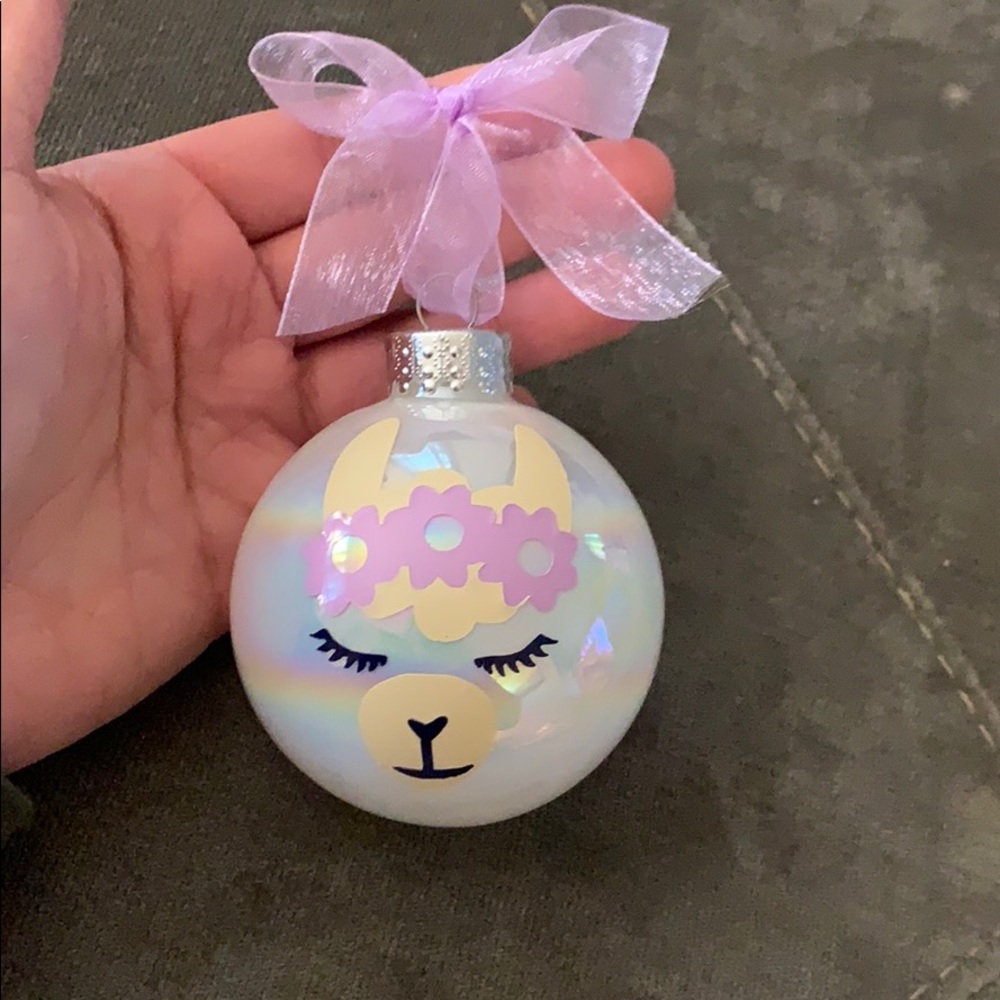 Llama personalized Christmas ornaments!